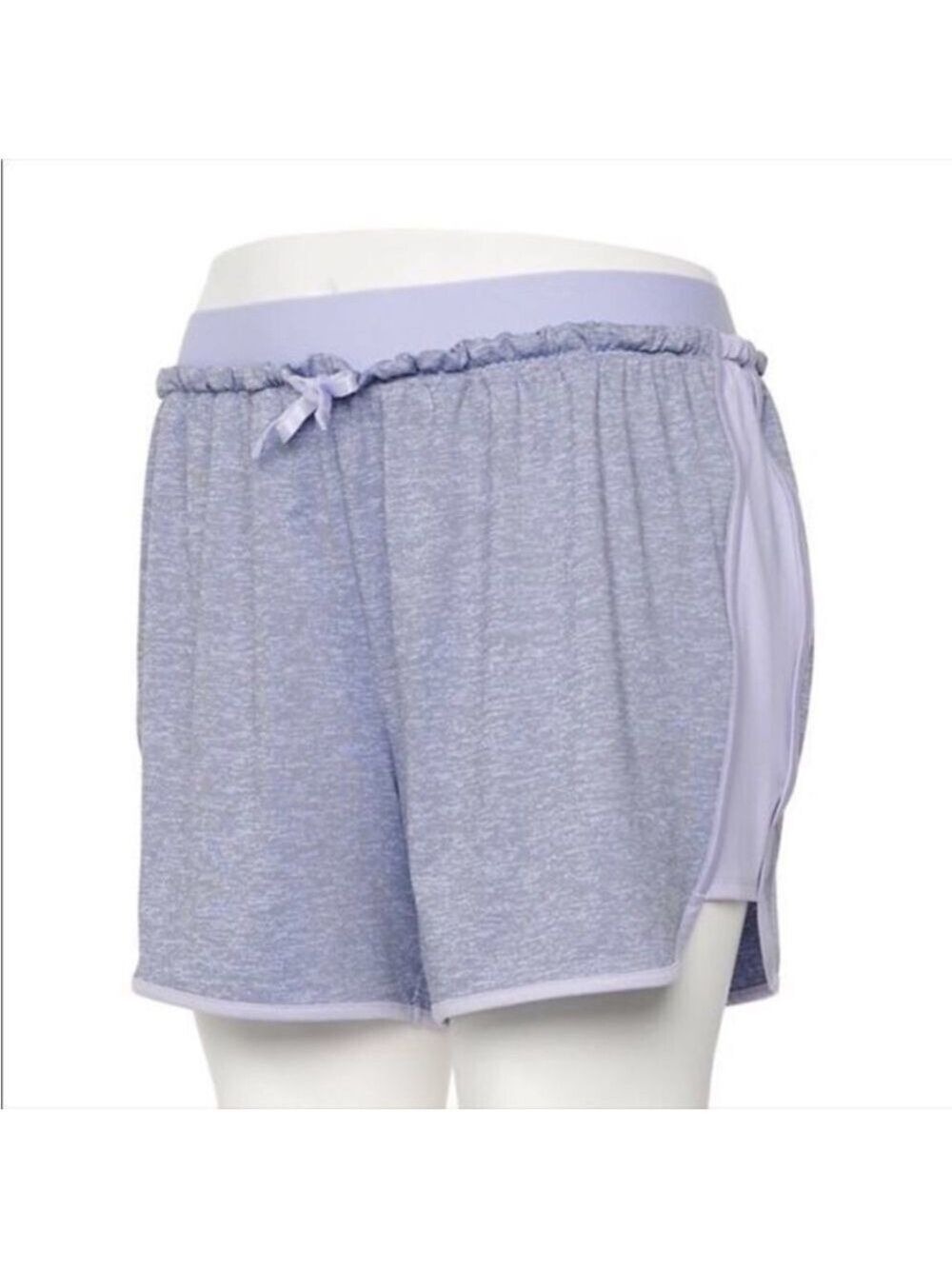 Tek Gear workout short Woman’s size 2XL isadora purple pull on mid-rise